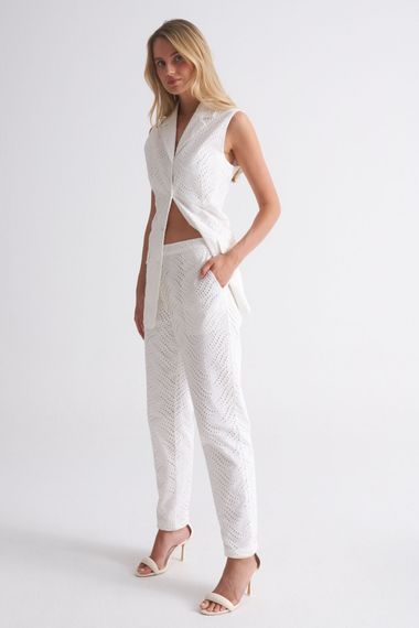 UNQ Жилет кружевной