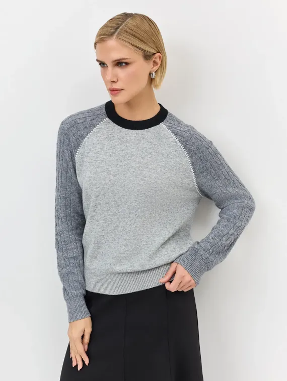 BULMER Джемпер в стиле колор-блок с шерстью