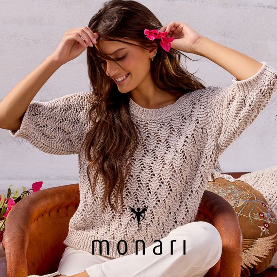MONARI Ажурный джемпер с украшением