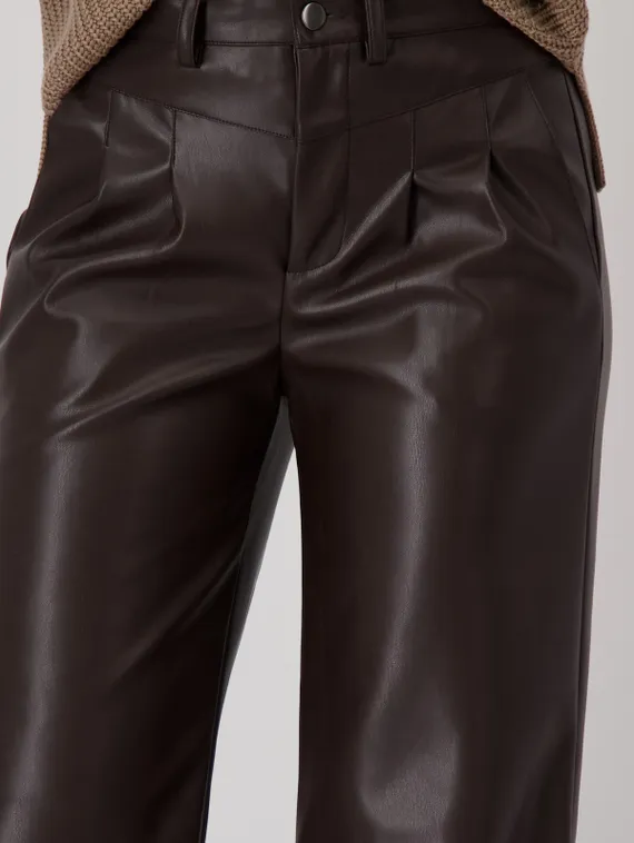 MONARI Брюки широкие из искусственной кожи