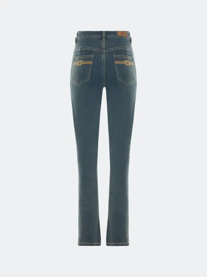 BULMER Прямые джинсы с вышивкой