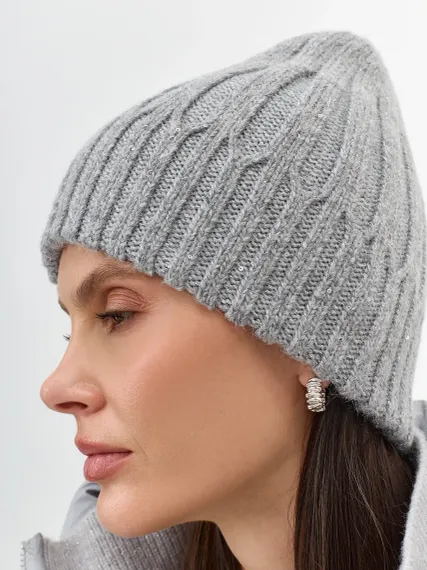 BULMER Шапка c люрексом и ангорой