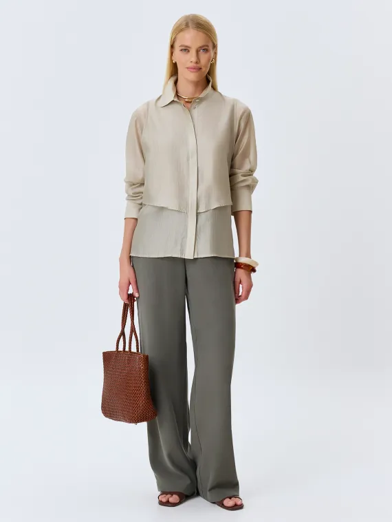 BULMER Свободные брюки из смесовой вискозы