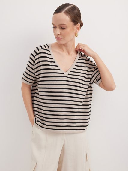 Elisa.and.me Пуловер с V-вырезом