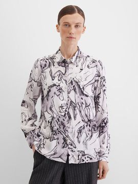 Elisa.and.me Блузка с анималистичным принтом