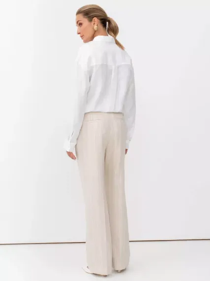 BULMER Брюки льняные в полоску