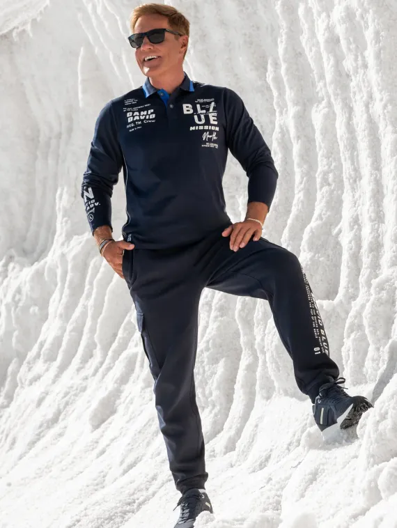 CAMP DAVID Спортивные брюки с карманами и принтами