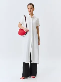 BULMER Удлиненная льняная блузка-туника