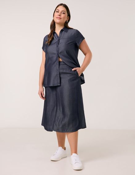 SAMOON Юбка в стиле деним