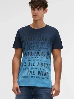 CAMP DAVID Футболка с надписями