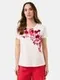 TAIFUN Футболка с цветочным принтом
