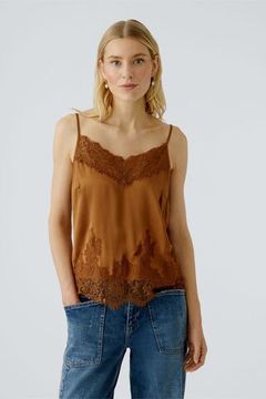 Oui Топ кружевной