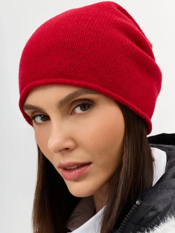 BULMER Шапка из 100% шерсти красная