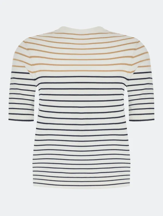 BULMER Джемпер из модала в полоску