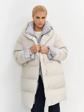 BULMER Пуховик с контрастной отделкой