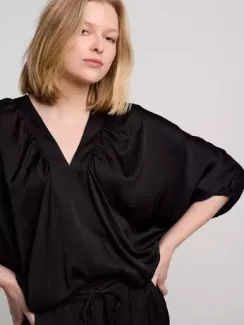 SUMMUM Блуза с рукавами "летучая мышь"