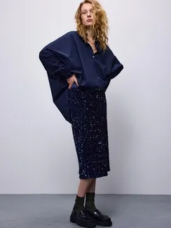 SUMMUM Юбка с пайетками