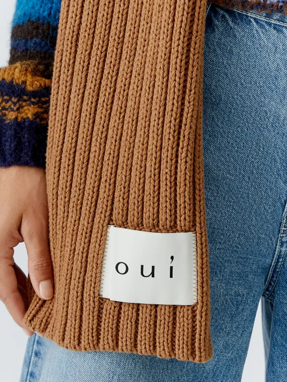 Oui Шарф мягкий из хлопка