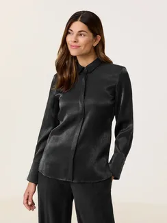 GERRY WEBER Блуза атласная черная