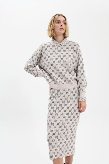 UNQ Джемпер вискозный с логотипами