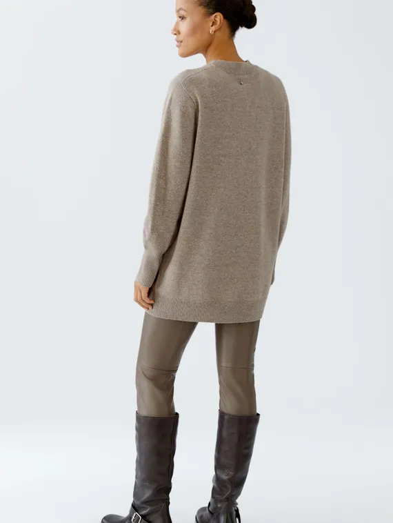 Oui Пуловер удлиненный