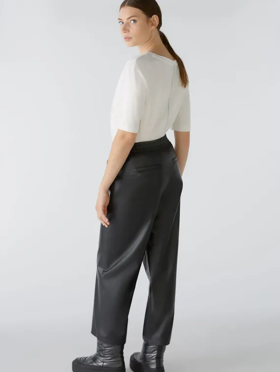 Oui Кюлоты из искусственной кожи