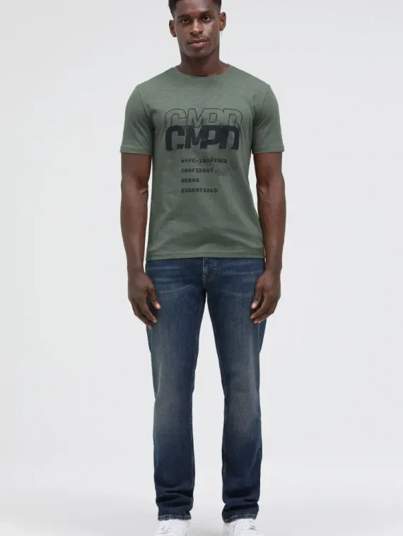 CAMP DAVID Футболка с резиновым рисунком