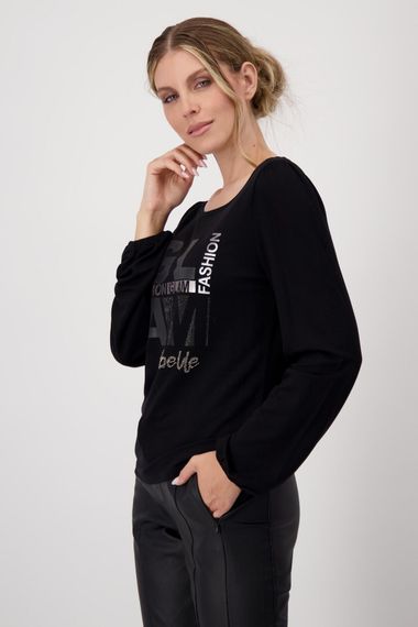 MONARI Футболка черная с надписью