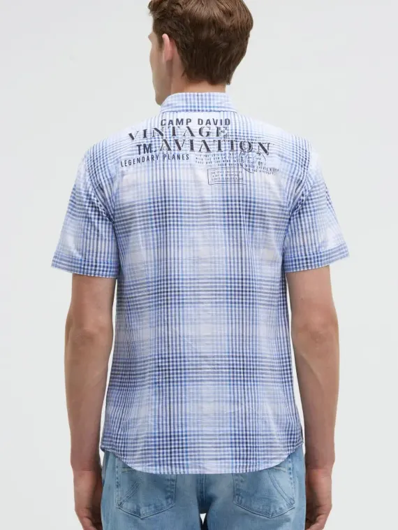 CAMP DAVID Рубашка в клетку