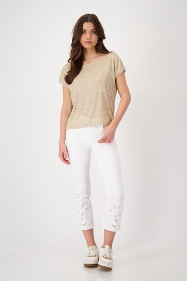 MONARI Футболка со сверкающими пайетками