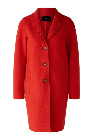 Oui Пальто из чистой шерсти
