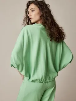 SUMMUM Блуза с V-вырезом