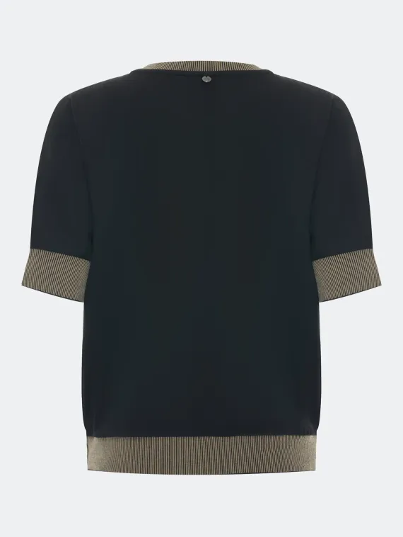 BULMER Джемпер с контрастным рибом