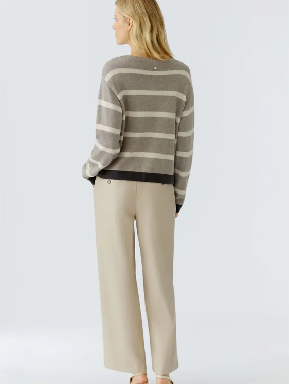 Oui Пуловер в полоску