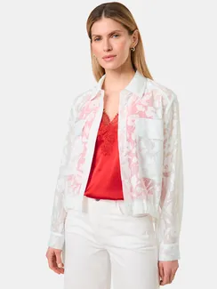 TAIFUN Блуза прозрачная