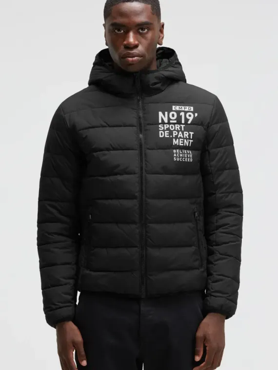 CAMP DAVID Стеганая куртка с капюшоном