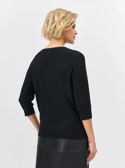 BULMER Фактурный джемпер с мерцающими пайетками