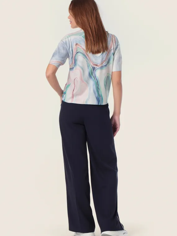 GERRY WEBER Джемпер с мраморным принтом