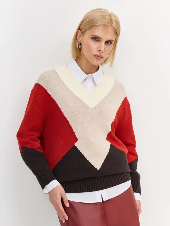 BULMER Джемпер в стиле колор-блок