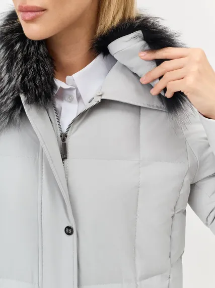 BULMER Пальто с мехом чернобурки