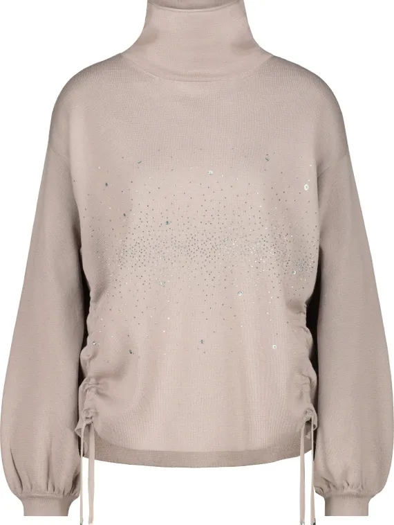 MONARI Джемпер хлопковый с камнями