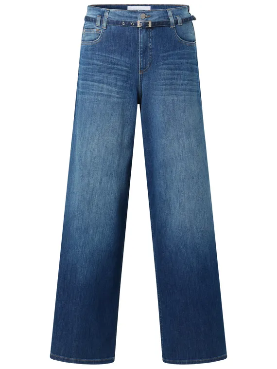 ANGELS Джинсы палаццо с ремнем