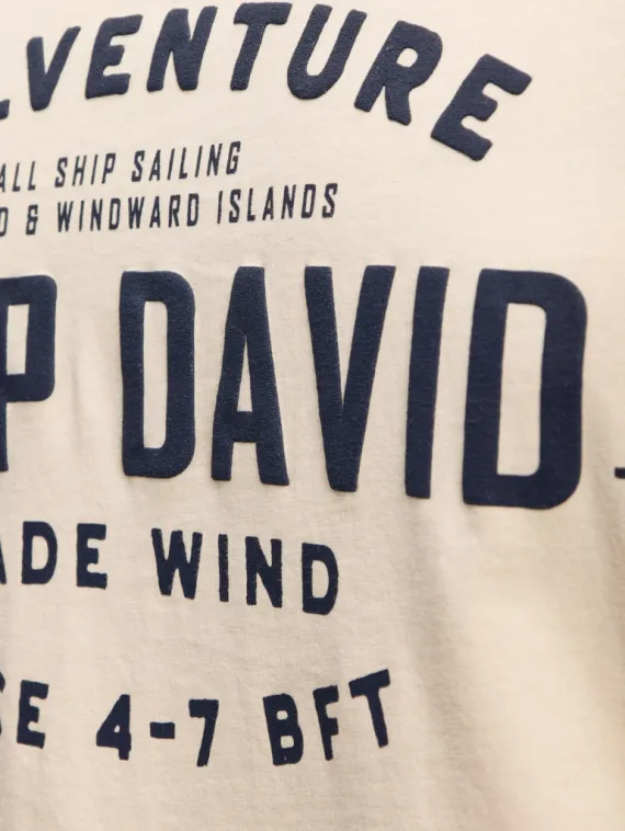 CAMP DAVID Футболка с большим принтом на спине