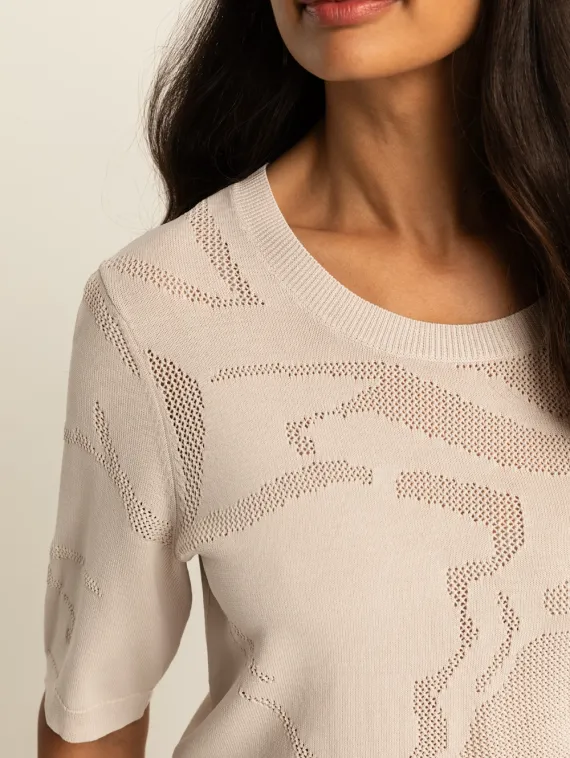 EXPRESSO Свитер с тканым узором