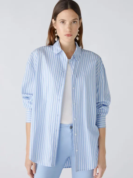 Oui Рубашка 100% хлопок