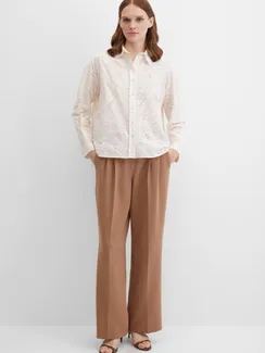 Elisa.and.me Блуза с перфорацией и вышивкой