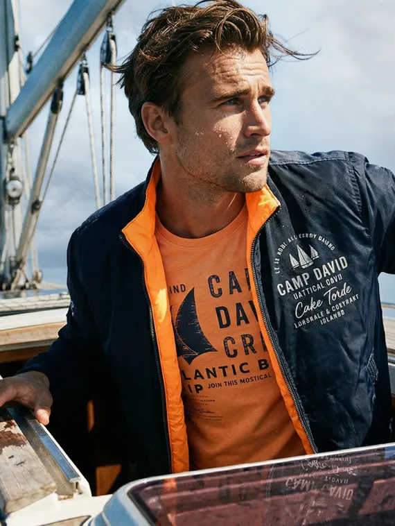 CAMP DAVID Куртка двусторонняя с логотипом