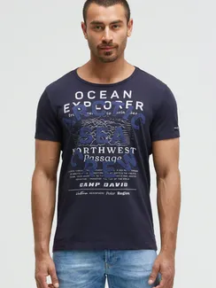 CAMP DAVID Футболка с принтом