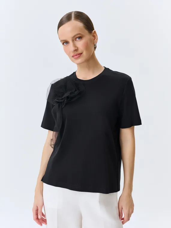 BULMER Футболка с объемной аппликацией