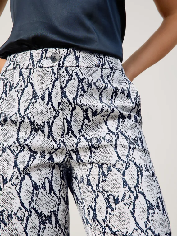 GERRY WEBER Брюки с принтом змеи